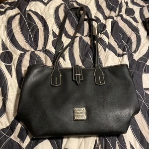 Vintage y2k black dooney & bourke laptop tote